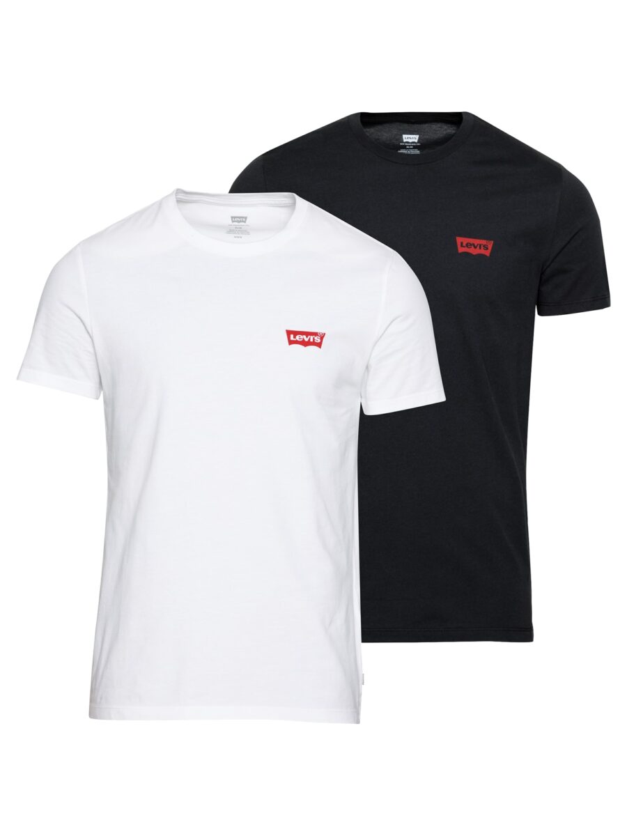 LEVI'S ® Póló '2 Pack Crewneck Graphic'  piros / fekete / fehér-hu