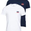 LEVI'S ® Póló '2 Pack Crewneck Graphic'  tengerészkék / piros / fehér-hu