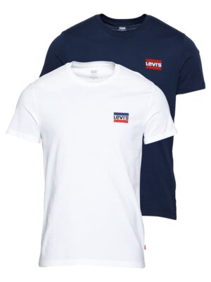 LEVI'S ® Póló '2 Pack Crewneck Graphic'  tengerészkék / piros / fehér-hu