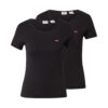 LEVI'S ® Póló '2 Pack Crewneck Tee'  piros / fekete / fehér