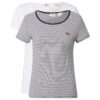 LEVI'S ® Póló '2Pack Crewneck Tee'  vérvörös / fekete / fehér-hu