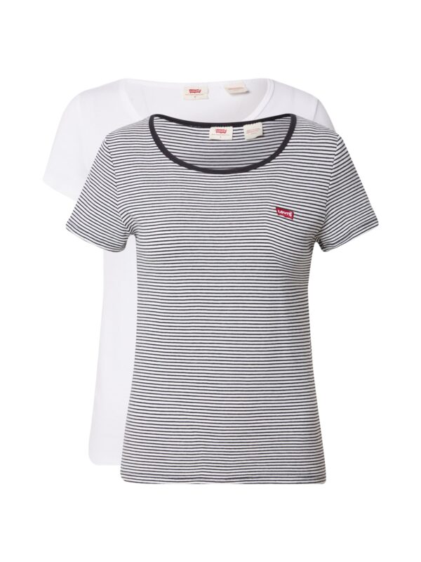 LEVI'S ® Póló '2Pack Crewneck Tee'  vérvörös / fekete / fehér-hu