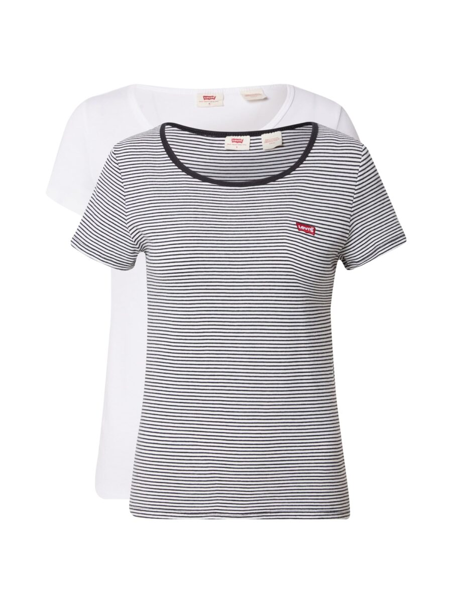 LEVI'S ® Póló '2Pack Crewneck Tee'  vérvörös / fekete / fehér-hu