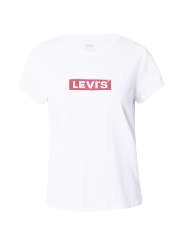 LEVI'S ® Póló 'Graphic Authentic Tshirt'  piros / fehér-Ár