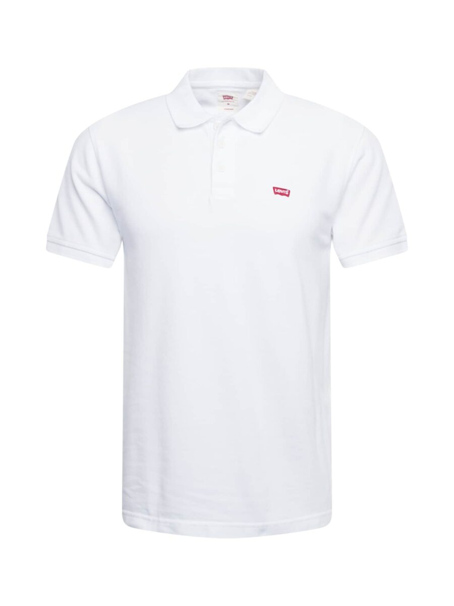 LEVI'S ® Póló 'Housemark Polo'  tűzpiros / fehér-hu