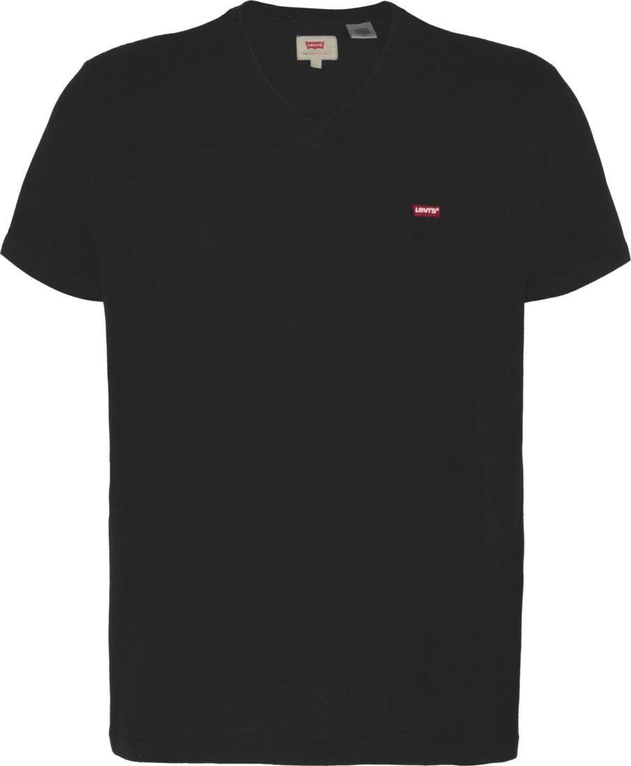 LEVI'S ® Póló 'Housemark V Neck Tee'  fekete-Ár
