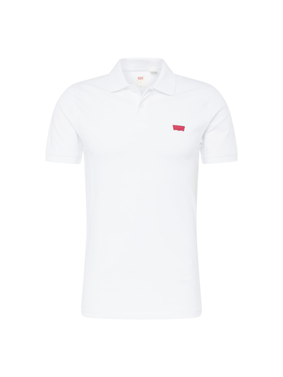LEVI'S ® Póló 'Housemark'  vörösáfonya / fehér-Ár