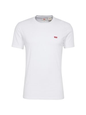 LEVI'S ® Póló 'Original Housemark Tee'  vérvörös / fehér