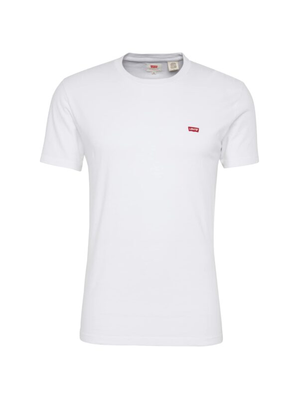 LEVI'S ® Póló 'Original Housemark Tee'  vérvörös / fehér