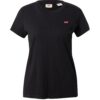 LEVI'S ® Póló 'Perfect Tee'  tűzpiros / fekete / fehér