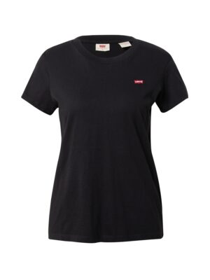 LEVI'S ® Póló 'Perfect Tee'  tűzpiros / fekete / fehér