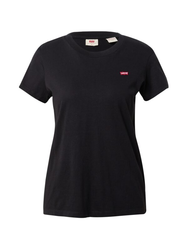 LEVI'S ® Póló 'Perfect Tee'  tűzpiros / fekete / fehér