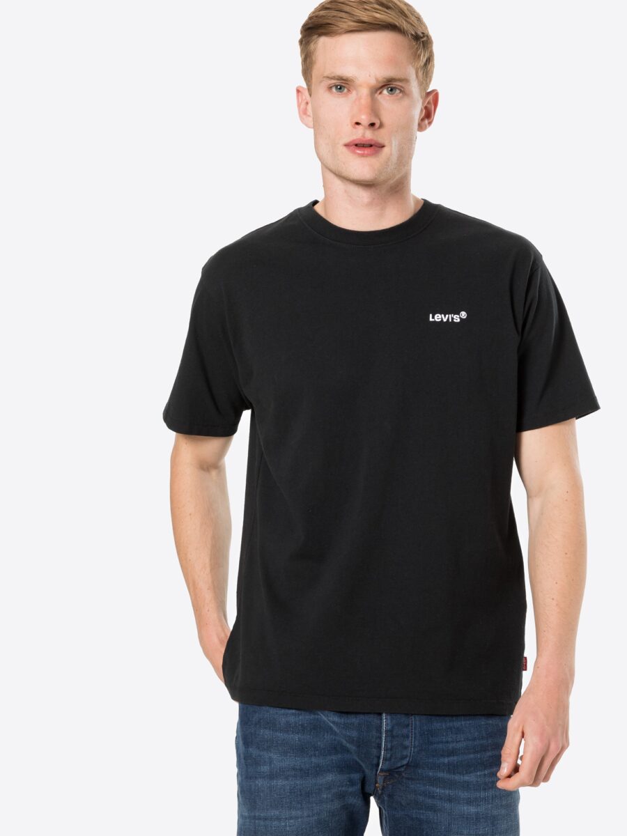 LEVI'S ® Póló 'Red Tab'  fekete / fehér-hu