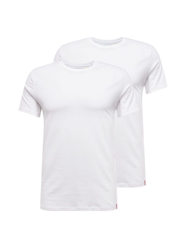 LEVI'S ® Póló 'Slim 2 Pack Crewneck '  fehér