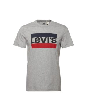 LEVI'S ® Póló 'Sportswear Logo Graphic'  kék / szürke melír / piros