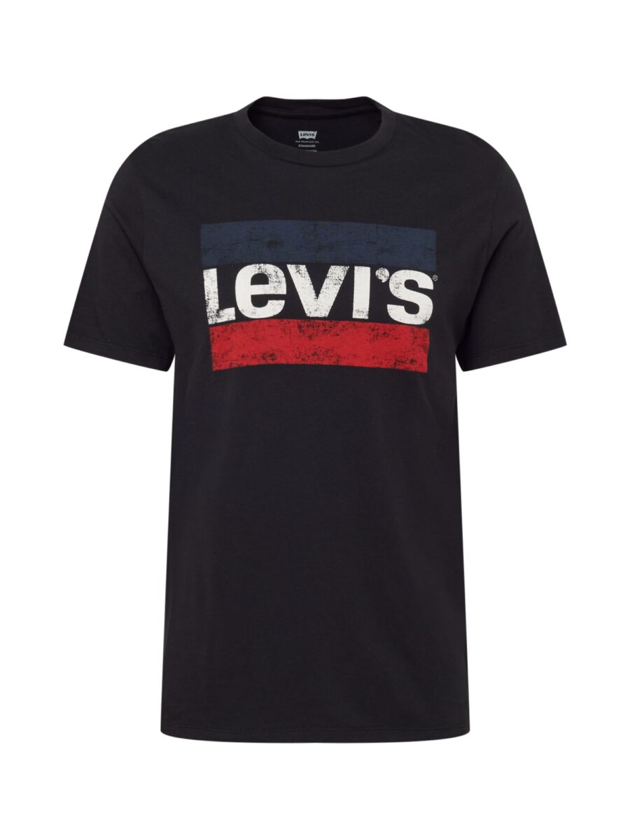 LEVI'S ® Póló 'Sportswear Logo Graphic'  tengerészkék / sötétvörös / fekete / fehér-hu
