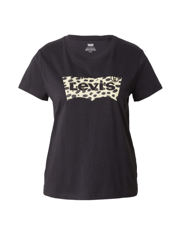 LEVI'S ® Póló 'The Perfect Tee'  ekrü / fekete-Ár