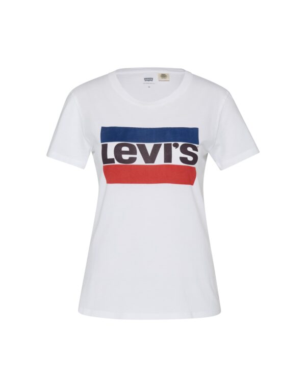 LEVI'S ® Póló 'The Perfect Tee'  kék / piros / fekete / fehér