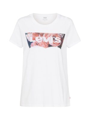 LEVI'S ® Póló 'The Perfect'  rózsaszín / fáradt rózsaszín / fekete / fehér