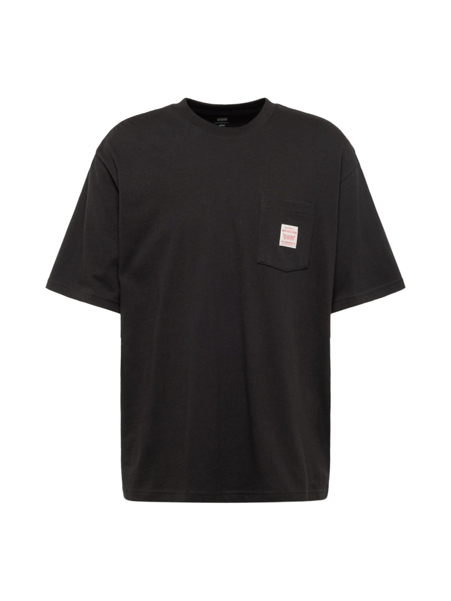 LEVI'S ® Póló 'Workwear Tee'  piros / fekete / fehér-Ár
