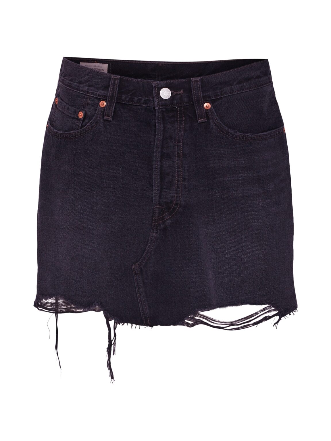 LEVI'S ® Szoknyák 'Deconstructed Skirt'  fekete farmer