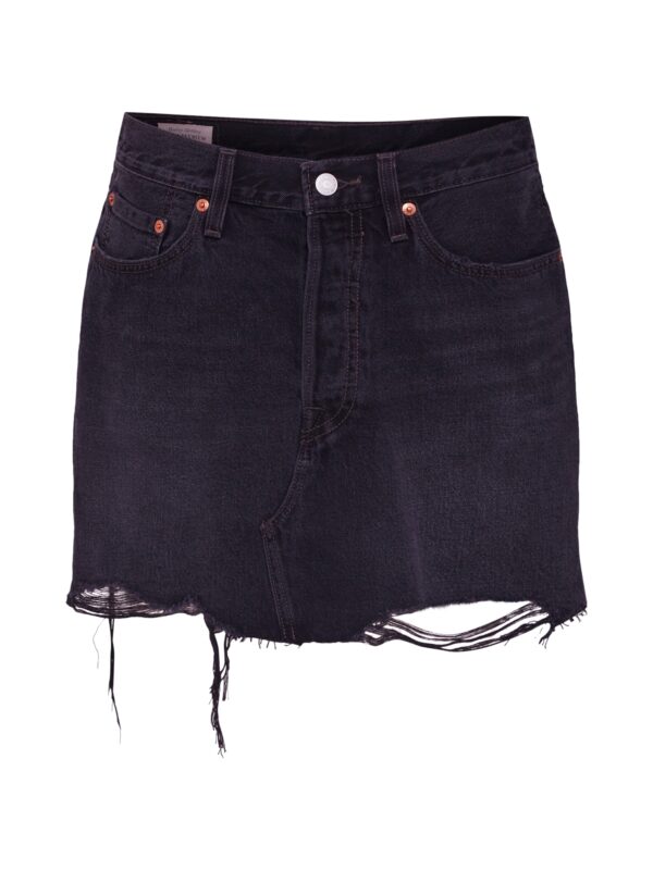 LEVI'S ® Szoknyák 'Deconstructed Skirt'  fekete farmer