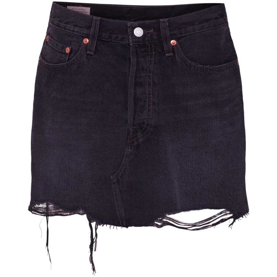 LEVI'S ® Szoknyák 'Deconstructed Skirt'  fekete farmer
