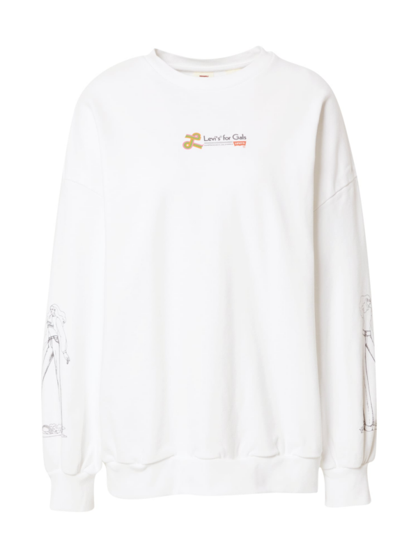 LEVI'S ® Tréning póló 'Graphic Prism Crew'  vegyes színek / fehér-Hungary