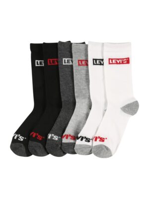 LEVI'S ® Zokni  szürke melír / piros / fekete / fehér-hu