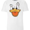 LOGOSHIRT Póló 'Donald Duck'  fehér-hu