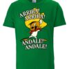 LOGOSHIRT Póló 'Looney Tunes Arriba! Andale!'  világosbarna / sárga / zöld / fehér