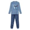 LONG PYJAMES CORAL FLEECE STITCH