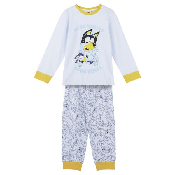 LONG PYJAMES SINGLE JERSEY BLUEY