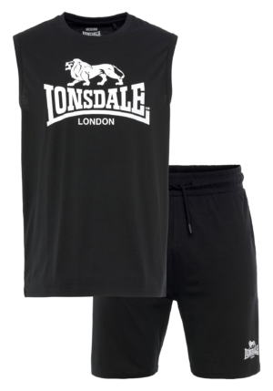 LONSDALE Jogging ruhák  fekete / fehér-Hungary