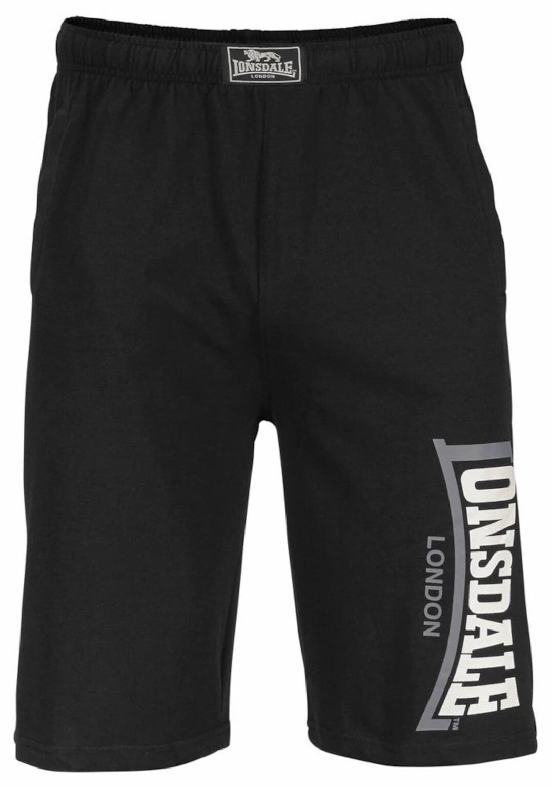 LONSDALE Nadrág 'Jam'  fekete / fehér