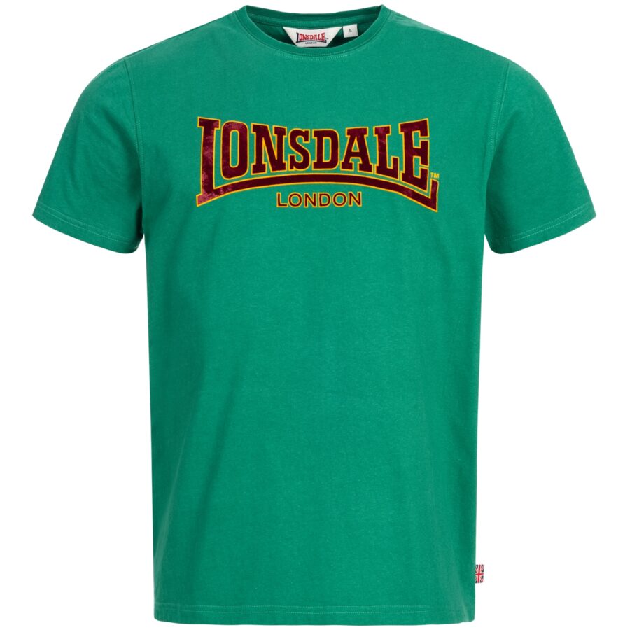 LONSDALE Póló 'CLASSIC'  sárga / zöld / piros-hu