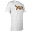 LONSDALE Póló 'Classic'  barna / sárga / fehér