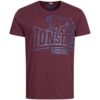 LONSDALE Póló 'Langsett'  kék / sötétvörös-hu