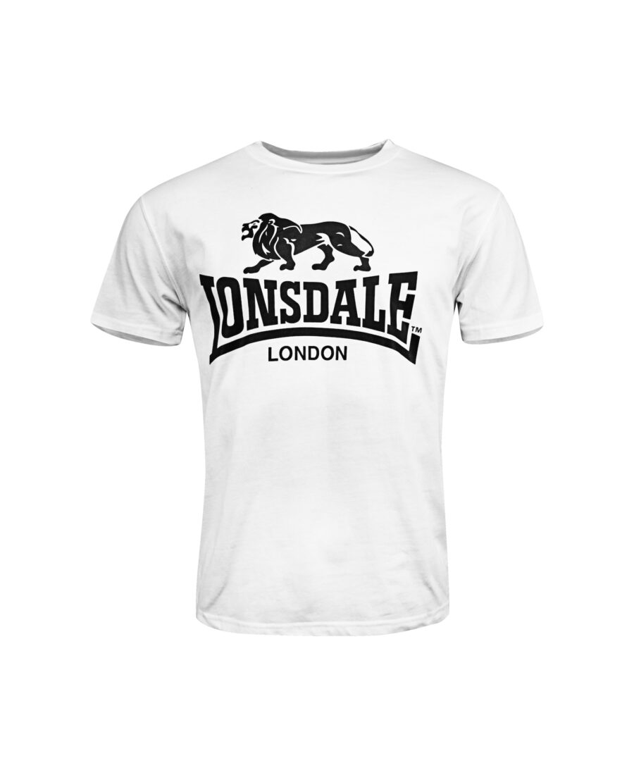 LONSDALE Póló  fekete / fehér-hu
