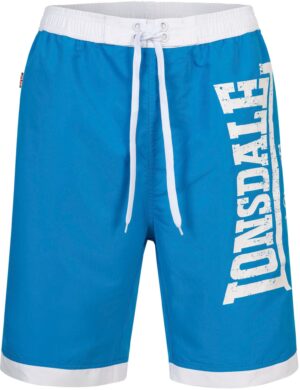 LONSDALE Rövid fürdőnadrágok  világoskék / fehér-hu
