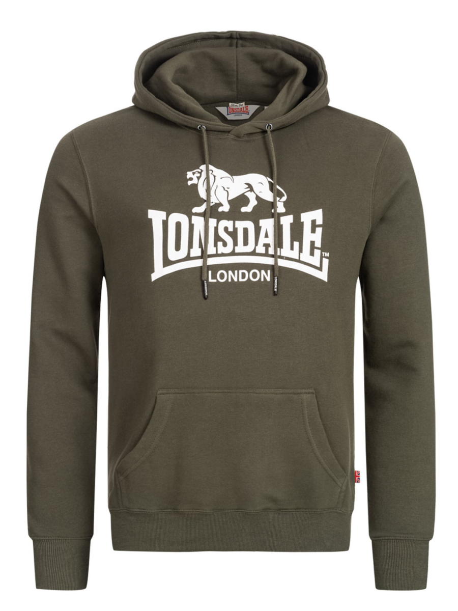 LONSDALE Tréning póló 'Fremington'  zöld / fehér-Ár