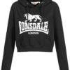 LONSDALE Tréning póló 'Roxeth'  fekete / fehér
