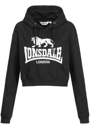 LONSDALE Tréning póló 'Roxeth'  fekete / fehér