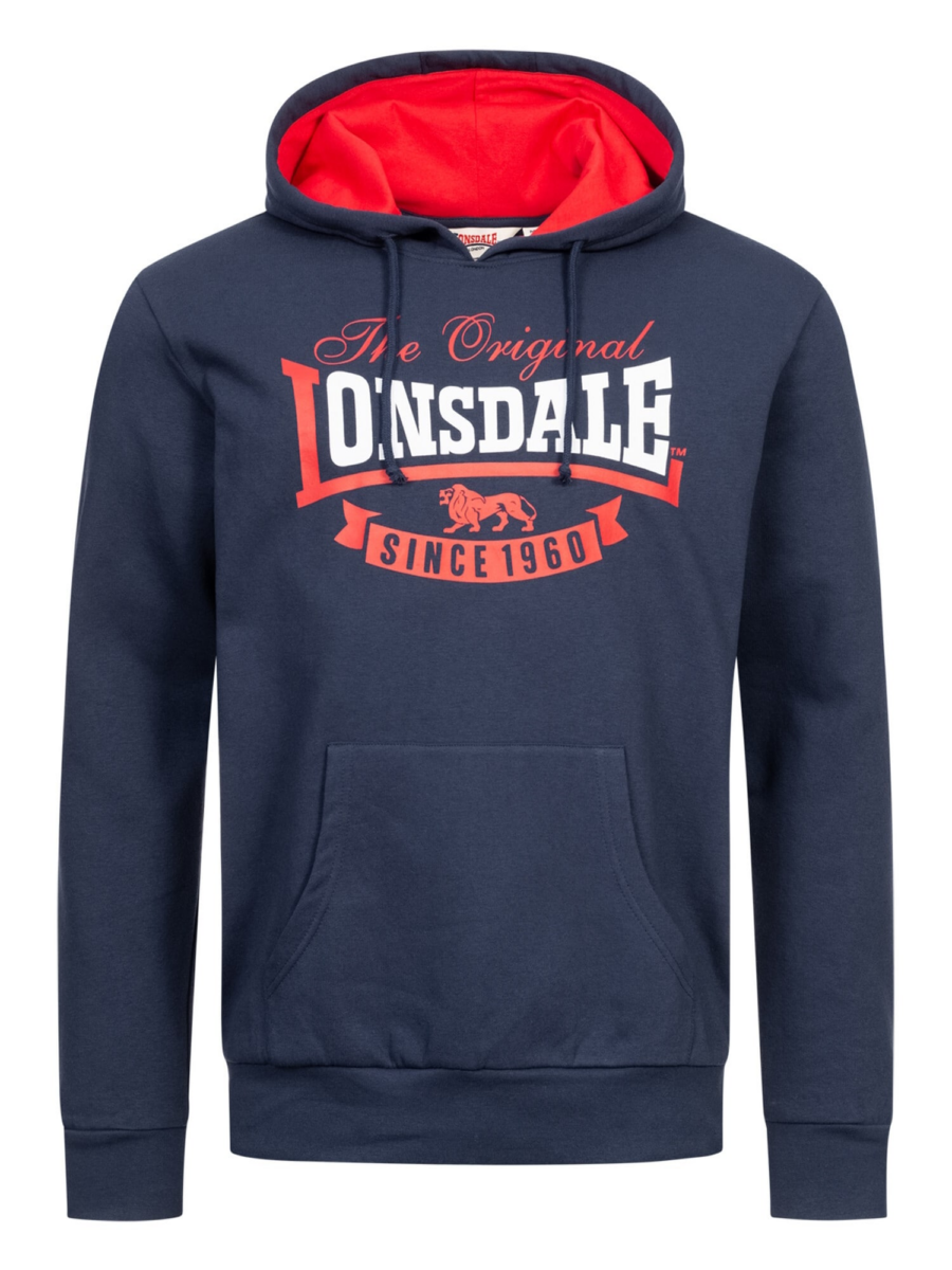 LONSDALE Tréning póló 'Stotfield'  tengerészkék / világospiros / fehér-Ár