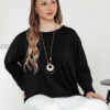 LOOSEFEMME női oversize blúz medállal
