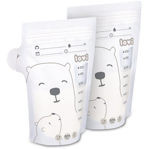 LOVI Buddy Bear zacskó anyatej tárolásához 25x200 ml-Ár
