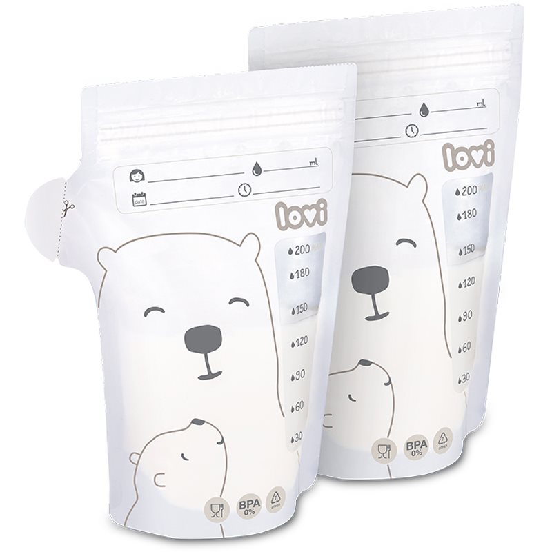 LOVI Buddy Bear zacskó anyatej tárolásához 25x200 ml-Ár