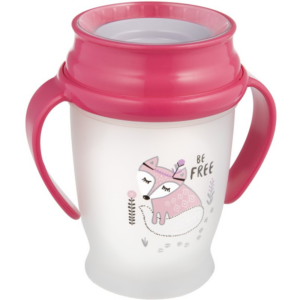 LOVI Indian Summer Junior 360° bögre fogantyúval 9+ m Girl 250 ml-Ár