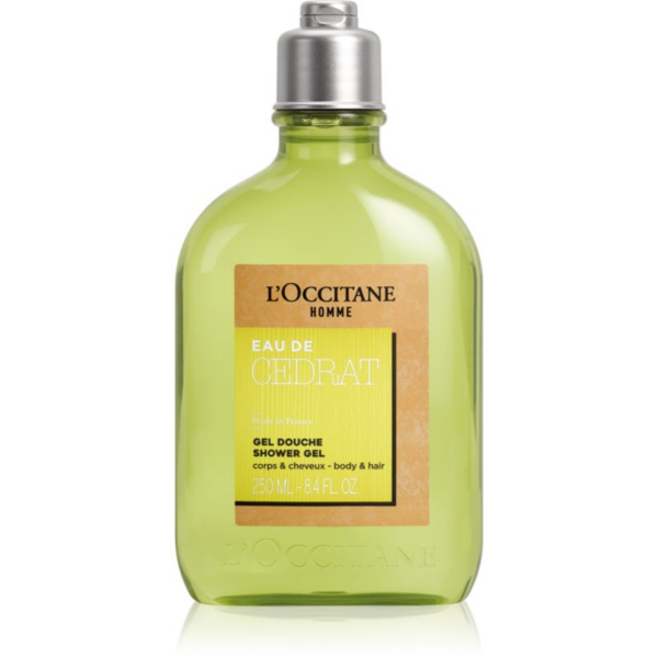 L’Occitane Men Cedrat tusfürdő gél testre és hajra 250 ml