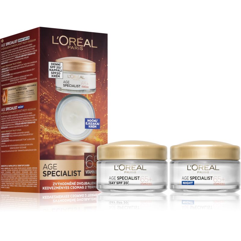 L’Oréal Paris Age Specialist 65+ duopack nappali + éjszakai krémmel-Ár
